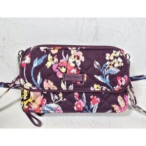 Vera Bradley RFID All In One Crossbody in Indiana Rose Quilted Floral